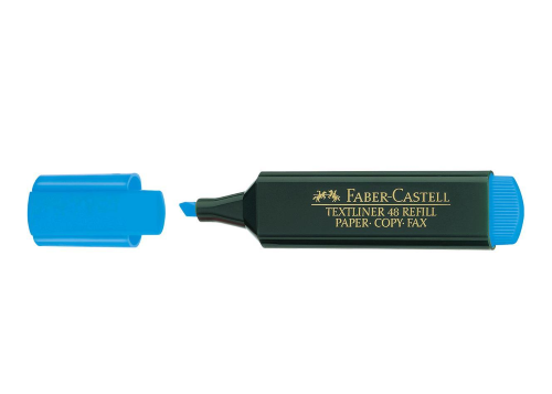 FABER-CASTELL EVIDENZIATORE TEXTLINER48 AZZURRO 10 Pz